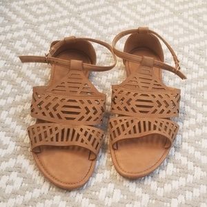 Tan sandals